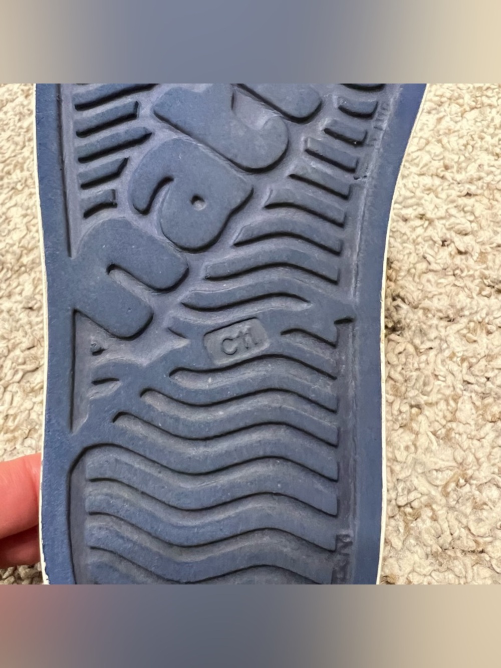 Native Kids Jefferson Slip-On Shoes in Navy and White Size C11 - Picture 8 of 8